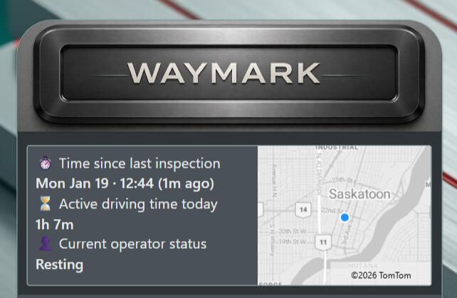 Essay card for Integration as the First Proof, showing a Waymark interface preview and text about systems proving value by fitting real work.
