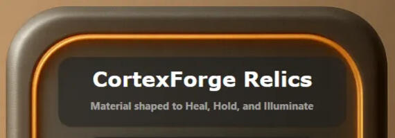 The Human Systems — CortexForge Horizon Essay Essay card for The Human Systems, showing a CortexForge Relics preview and text about designing technology that supports people without making work feel less human.